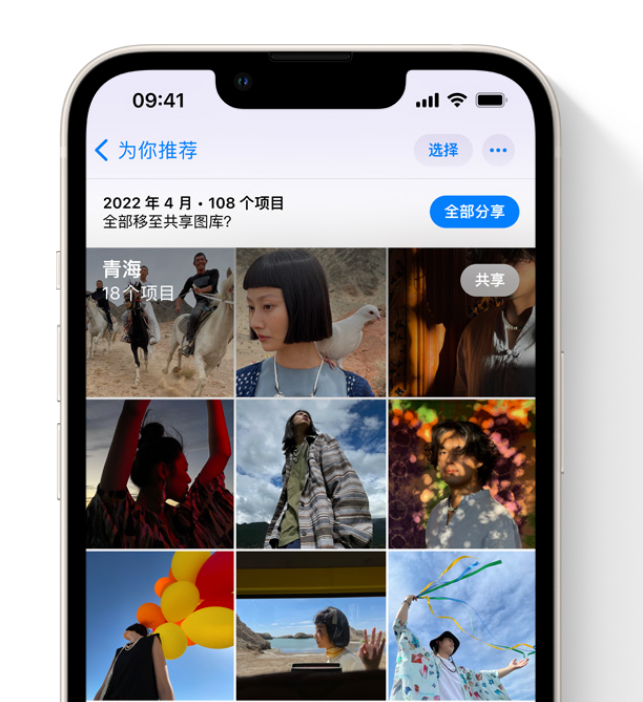 大峪镇苹果维修网点分享在 iPhone 上使用共享图库 