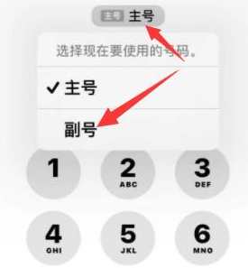 大峪镇苹果14维修店分享iPhone 14 Pro Max使用副卡打电话的方法 