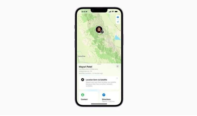 大峪镇苹果14维修分享iPhone14系列中 FindMy功能通过卫星分享位置方法教程 