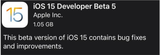 大峪镇苹果手机维修分享如何升级到iOS15.0 beta5 